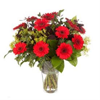 Gerberaboeket "op kleur"